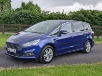 Used Ford S-MAX Titanium 180 HP (132 kW) 2017 Blue MPV