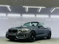 Usado BMW 218 Sport Line 150 HP (110 kW) 2016 Cinzento Cabrios