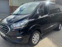 Used Ford Transit Custom Limited 130 HP (95 kW) 2019 Black Van