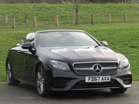 Used Mercedes E220 AMG line 2018 Black Cabriolet