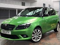 Used Skoda Fabia vRS 180 HP (132 kW) 2011 Green Hatchback