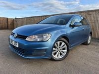 Used VW Golf VII SE 105 HP (77 kW) 2013 Blue Hatchback