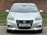 Używany Nissan Micra Acenta 91 KM (66 kW) 2022 Srebrny Hatchback