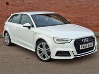 Used Audi A3 S-Line 2016 White Hatchback