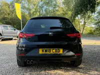 Used Seat Leon FR 150 HP (110 kW) 2018 Black Hatchback
