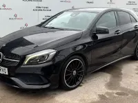 Used Mercedes A200 AMG Line Premium 136 HP (100 kW) 2017 Black Hatchback