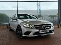 Used Mercedes C220 Premium Plus 194 HP (142 kW) 2019 Silver Sedan