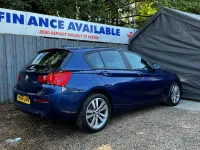 Used BMW 118 Sport Line 136 HP (100 kW) 2018 Blue Hatchback