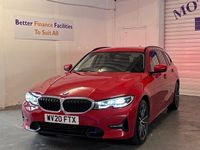Used BMW 320 Sport Line 190 HP (139 kW) 2020 Red Estate
