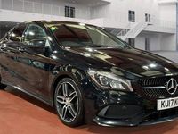 Used Mercedes CLA180 AMG line 122 HP (89 kW) 2017 Black Sedan