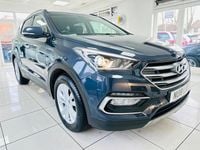 Used Hyundai Santa Fe Premium 2018 Blue SUV