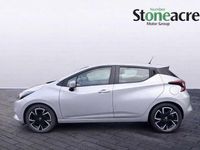 Used Nissan Micra Acenta 92 HP (67 kW) 2022 Silver Hatchback