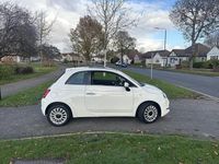 Used Fiat 500 Lounge 69 HP (50 kW) 2016 White Hatchback