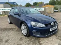 Used VW Golf VII GT 150 HP (110 kW) 2016 Blue Hatchback