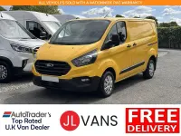 Used Ford Transit Custom 105 HP (77 kW) 2022 Yellow Van