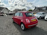 Used Fiat 500 Lounge 69 HP (50 kW) 2013 Red Hatchback