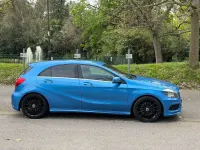 Used Mercedes A220 AMG 170 HP (125 kW) 2015 Blue Hatchback