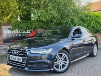 Used Audi A6 S-Line 190 HP (139 kW) 2016 Blue Sedan