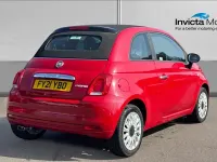 Used Fiat 500 Lounge 68 HP (50 kW) 2021 Red Cabriolet