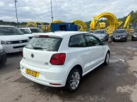 Used VW Polo SE 90 HP (66 kW) 2014 White Hatchback