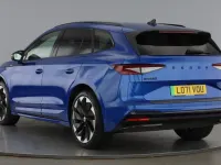 Used Skoda Enyaq iV SportLine 194 kW (265 HP) 2022 Race blue metallic SUV