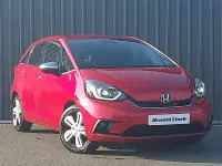 Used Honda Jazz Hybrid 109 HP (80 kW) 2021 Red Hatchback
