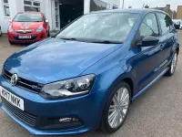 Used VW Polo BlueGT 150 HP (110 kW) 2017 Blue Hatchback