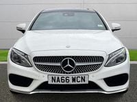 Used Mercedes C220 AMG Line Premium Plus 170 HP (125 kW) 2017 White Coupe