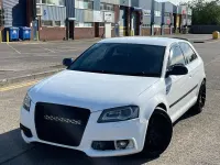 Begagnad Audi A3 S-Line 2011 Vit Halvkombi