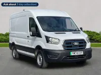 Begagnad Ford E-Transit 197 kW (269 HK) 2024 Vit Van
