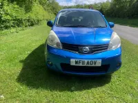 Used Nissan Note Acenta 86 HP (63 kW) 2011 Blue Hatchback