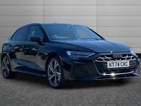 Used Audi A3 Black Edition 150 HP (110 kW) 2025 Mythos black Hatchback