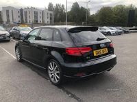 Used Audi A3 Black Edition 150 HP (110 kW) 2018 Black Hatchback