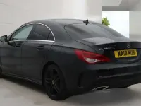 Used Mercedes CLA180 AMG line 2019 Black Coupe