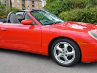 Used Porsche Boxster 220 HP (161 kW) 2002 Red Cabriolet