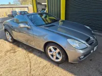 Used Mercedes SLK200 184 HP (135 kW) 2010 Silver Cabriolet