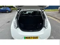Used Nissan Leaf Tekna 80 kW (109 HP) 2017 White Hatchback
