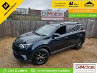 Begagnad Toyota RAV4 Design 197 HK (144 kW) 2018 Blå SUV
