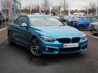 Used BMW 420 M Sport 180 HP (132 kW) 2019 Blue Cabriolet