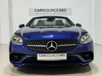 Used Mercedes SLC300 AMG line 245 HP (180 kW) 2018 Blue Cabriolet