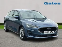 Begagnad Ford Focus Trend 125 HK (91 kW) 2022 Blå Halvkombi