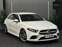Used Mercedes A200 AMG line 2019 White Hatchback