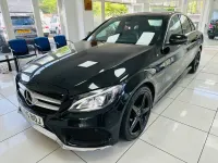 Begagnad Mercedes C250 AMG line 2015 Svart Sedan
