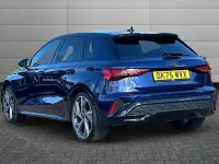 Used Audi A3 Black Edition 150 HP (110 kW) 2025 Blue Hatchback