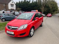 Used Vauxhall Zafira 115 HP (84 kW) 2013 Red MPV