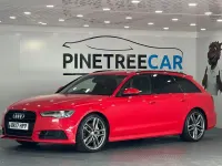 Used Audi A6 Black Edition 272 HP (200 kW) 2017 Red Estate