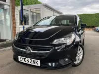Used Vauxhall Corsa Design Edition 70 HP (51 kW) 2015 Black Hatchback