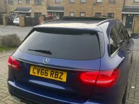 Used Mercedes C220 AMG line 2016 Blue Estate