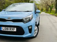 Used Kia Picanto 66 HP (48 kW) 2018 Blue Hatchback