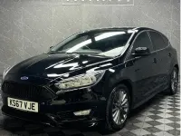 Second-hand Ford Focus ST-Line X 140 CP (102 kW) 2017 Negru Hatchback